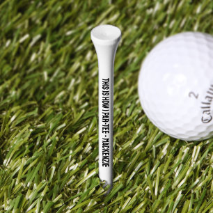 Personalized Name This is how I PAR-TEE Party Pun Golf Tees