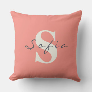 Personalized Name Throw Pillow