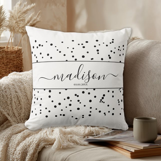 personalized name throw pillow (Creator Uploaded)