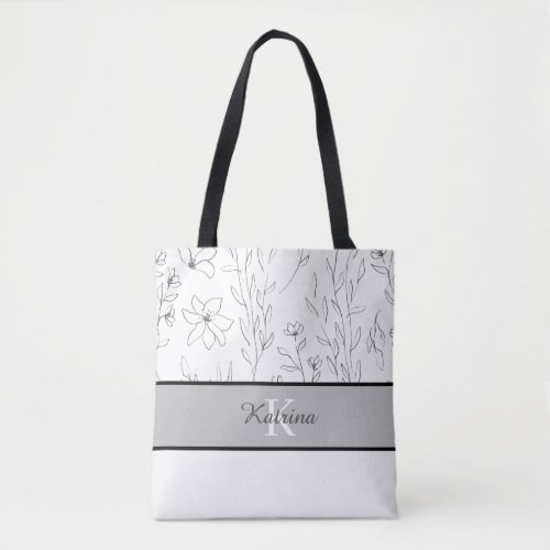 Personalized Name Tote Bag