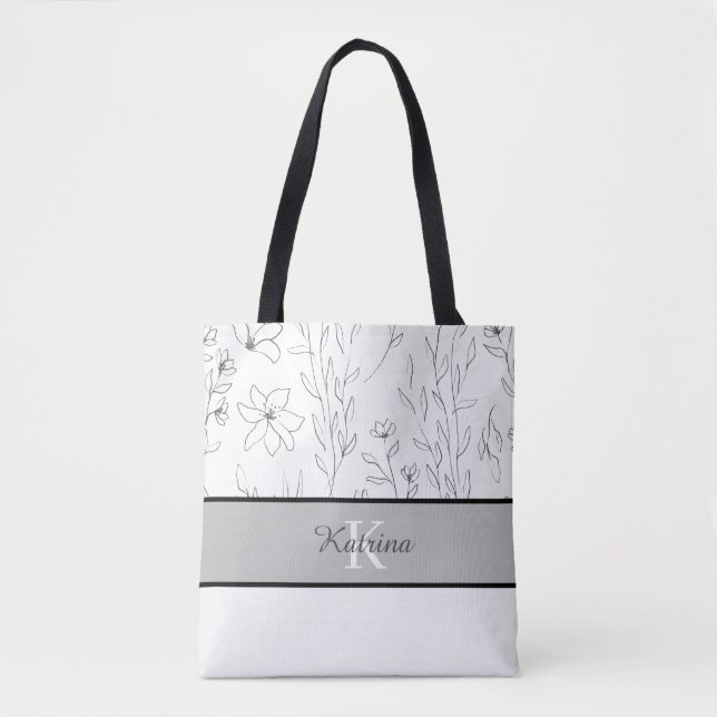 Personalized Name Tote Bag (Front)