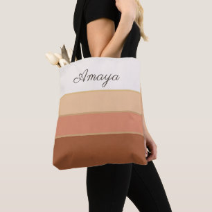 Personalized Name Tote – Feminine Signature Style Bag