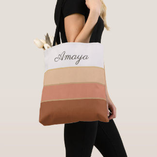 Personalized Name Tote – Feminine Signature Style Bag
