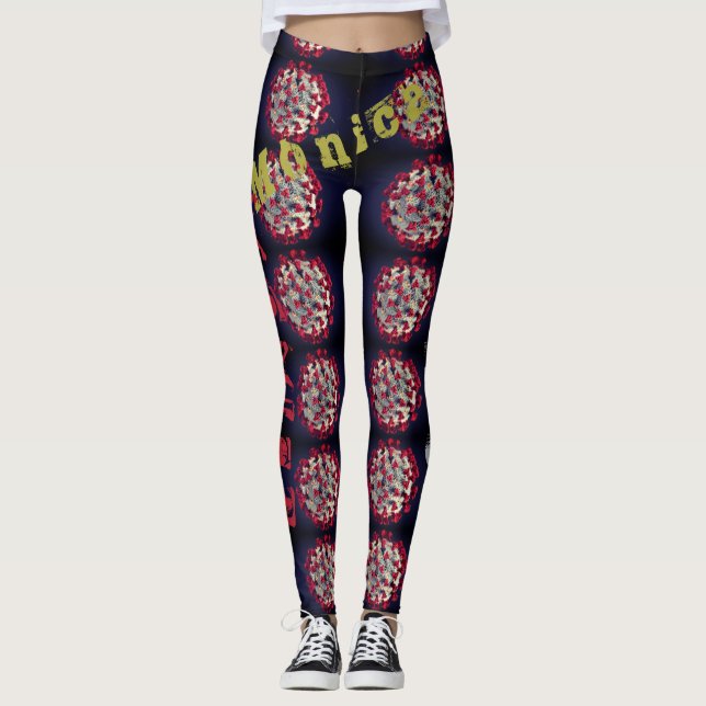 Personalized Name Tribal Leggings (Front)