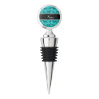 Personalized name turquoise dachshunds