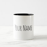 Personalized Name Two-Tone Coffee Mug