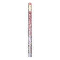 Pink glitter pencils with personalized name