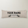Personalized Name University Cool Funny College Body Pillow