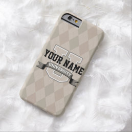 Personalized Name University Cool Funny College Barely There iPhone 6 Case