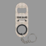 Personalized Name University Cool Funny College Keychain Bottle Opener