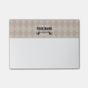 Personalized Name University Cool Funny College Post-it Notes