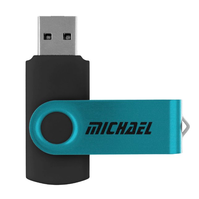 Personalized - Name USB flash drive (Opened)