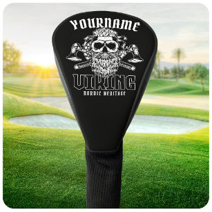 Personalized NAME Viking Nordic Warrior Heritage  Golf Head Cover