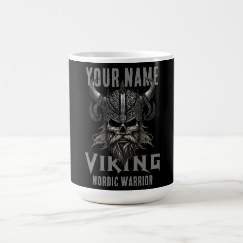 Personalized NAME Viking Warrior Heritage  Coffee Mug