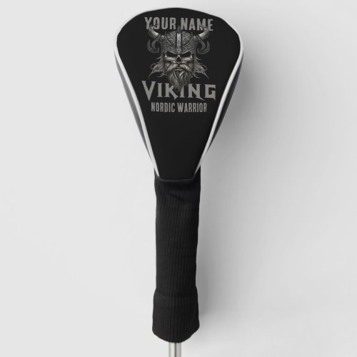 Personalized NAME Viking Warrior Heritage  Golf Head Cover