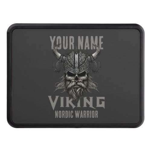 Personalized NAME Viking Warrior Heritage  Hitch Cover