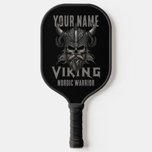 Personalized NAME Viking Warrior Heritage  Pickleball Paddle