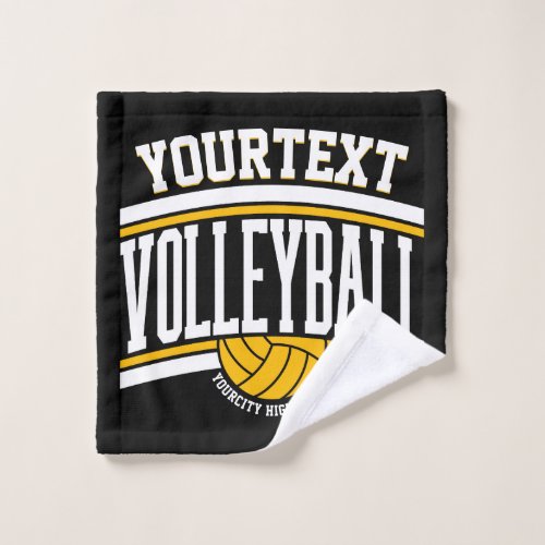 Personalized NAME Volleyball Player School Team Bath Towel Set