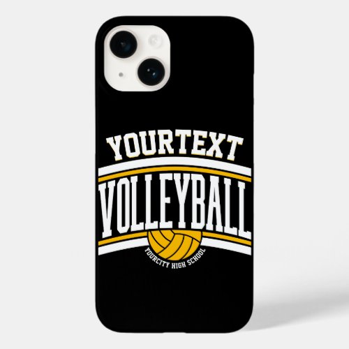 Personalized NAME Volleyball Player School Team  Case_Mate iPhone 14 Case