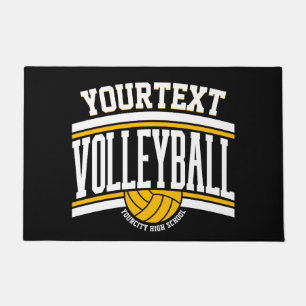 Personalized NAME Volleyball Player School Team  Doormat