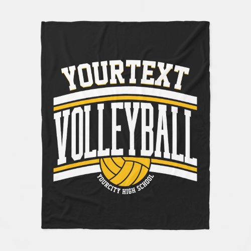 Personalized NAME Volleyball Player School Team  Fleece Blanket