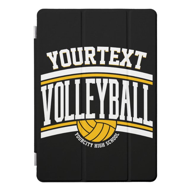 Personalized NAME Volleyball Player School Team  iPad Pro Cover (Front)