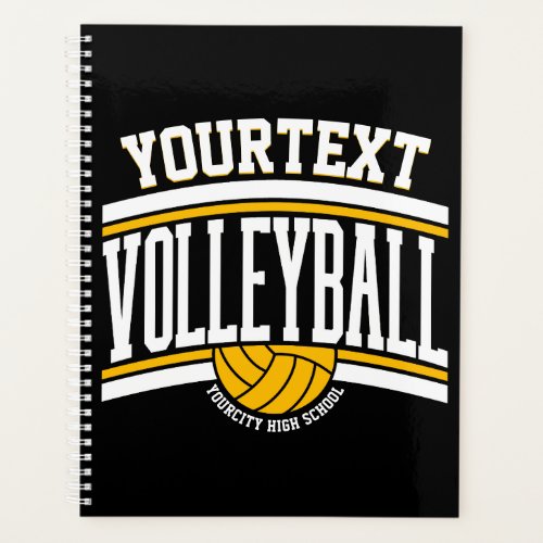 Personalized NAME Volleyball Player School Team  Planner