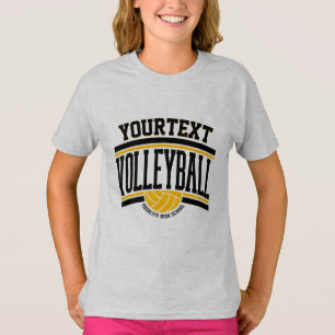 Personalized NAME Volleyball Player School Team T-Shirt