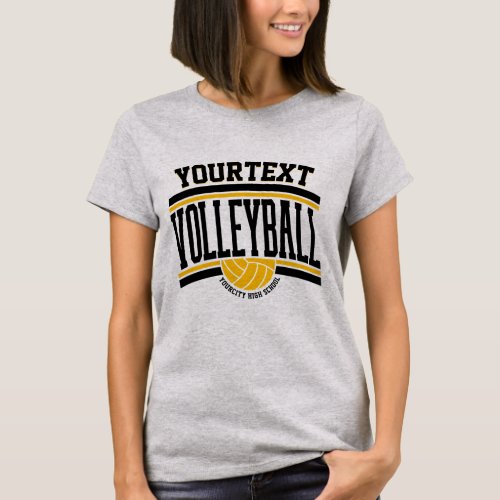 Personalized NAME Volleyball Player School Team T_Shirt