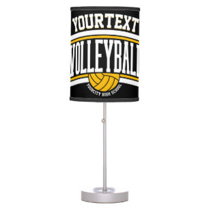 Personalized NAME Volleyball Player School Team Table Lamp