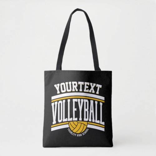 Personalized NAME Volleyball Player School Team  Tote Bag
