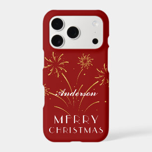 Personalized Name Warm Merry Christmas Decorative iPhone 17 Pro Case