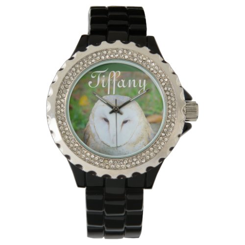 Personalized Name watches White Owl watch