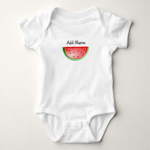Personalized Name Watermelon Baby Tshirt