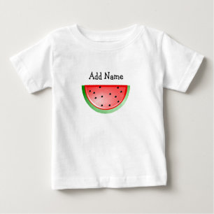 Personalized Name Watermelon Kid's Tshirt