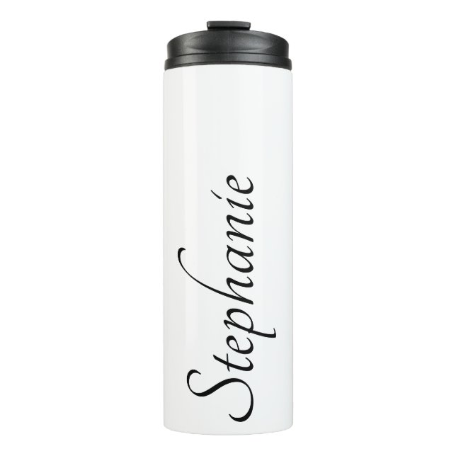 Personalized Name Wedding Gift  Thermal Tumbler (Front)