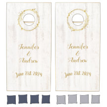 Personalized Name Wedding Reception Cornhole Game