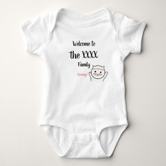 personalized baby bodysuit