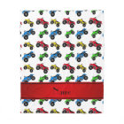 Personalized name white atv pattern