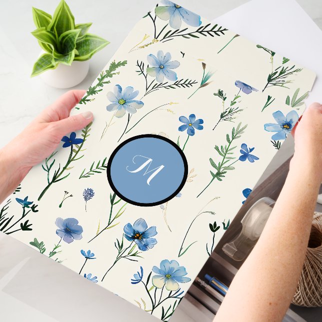 Personalized name Wildflower Envelope Mailers (Desk)