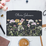 Personalized Name Wildflower Garden iPad Pro Cover<br><div class="desc">Bring a touch of natural beauty into your space with our Wildflower Garden iPad Air Cover. Discover a delightful collection of colorful blooms bring the charm of nature indoors. It adds a touch of natural elegance to any setting. Great as gift for nature and flower lovers.</div>
