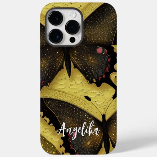 Personalized Name with Butterfly Design Case_Mate iPhone 14 Pro Max Case