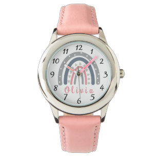 Personalized Name with Cool Boho Rainbow Watch