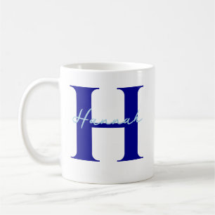 Personalized Name With Initial Gift For Him Her Coffee Mug