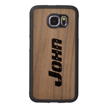 Personalized Name Wood Phone Case