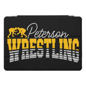 Personalized NAME Wrestling School Team Wrestler iPad Pro Cover