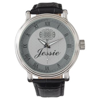 Personalized Name Wrist Watch by sagart1952 at Zazzle