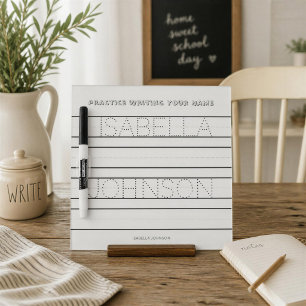 Personalized Name Writing Practice Whiteboard