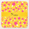 Personalized name yellow cotton candy