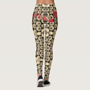 Personalized Name Yellow Pencil Leggings